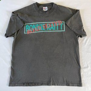 Vintage Bonnie Raitt Road Tested Unisex Tee Black